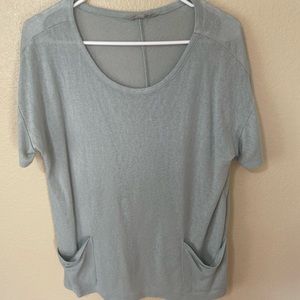 Cute light blue spring tee